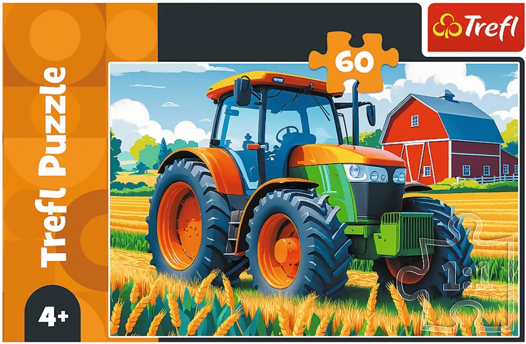 Trefl Voertuigen Puzzle 60 Stuks - Multi
