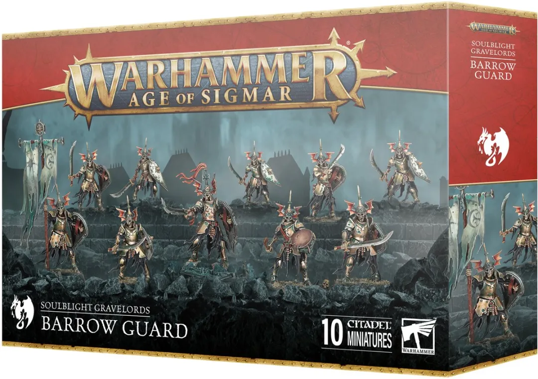 Games Workshop Soulblight Gravelords Barrow Guard 94 Onderdelen