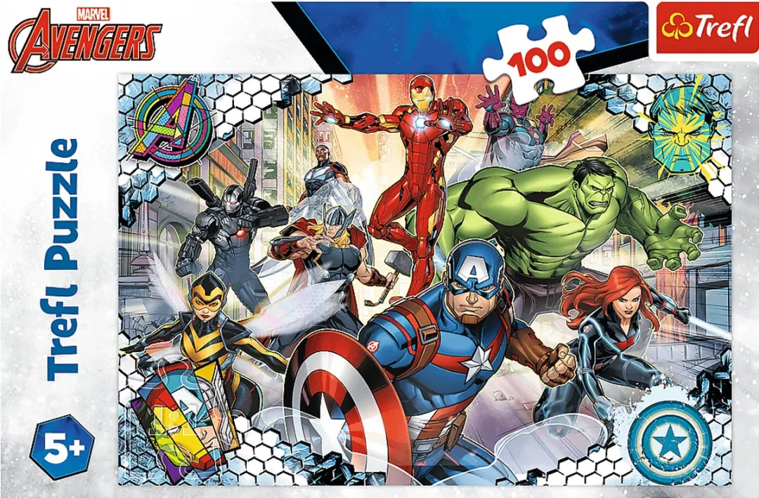 Trefl Avengers Puzzle 100 Stuks - Meerkleurig