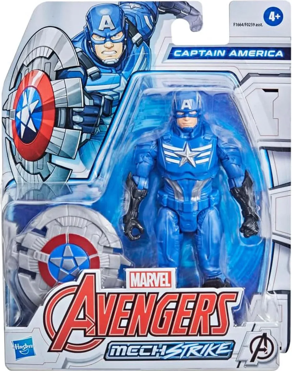 Hasbro Gaming Captain America Mech Strike Schild - Blauw F1664