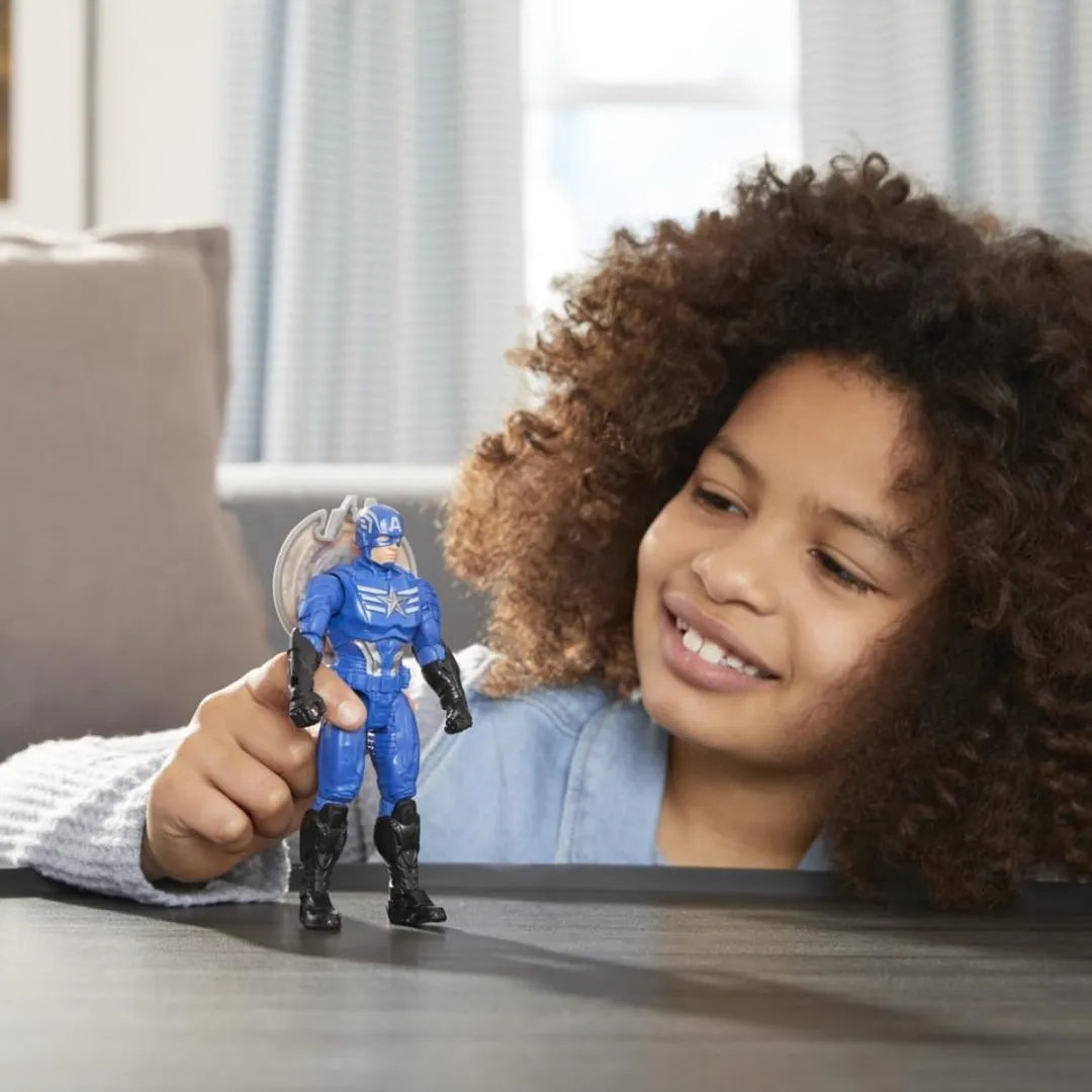 Hasbro Gaming Captain America Mech Strike Schild - Blauw F1664