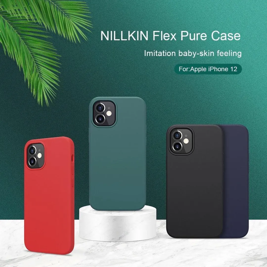 Nillkin Flex Pure iPhone 12 Mini Hoesje - MagSafe - Zwart