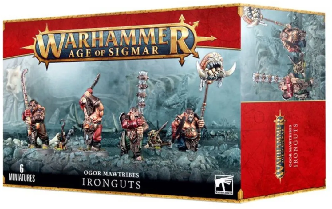 Games Workshop Ogor Mawtribes Ironguts - 110 Onderdelen
