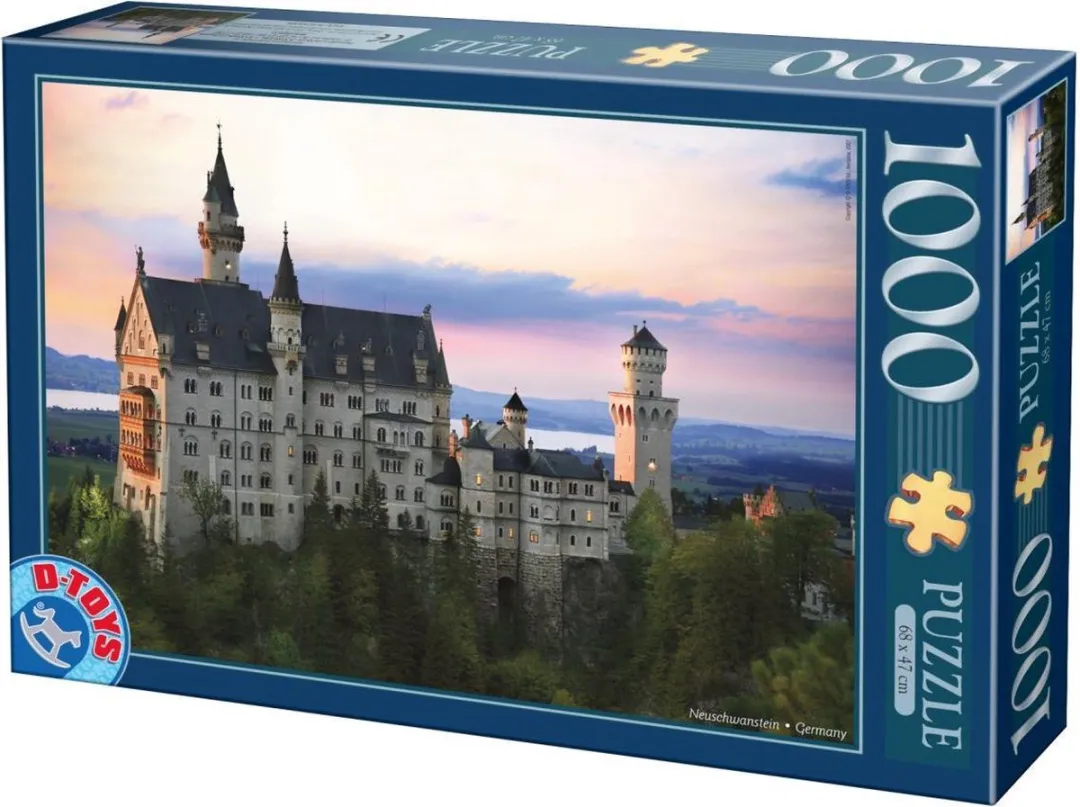 D-Toys Puzzel 1000 Stukjes Neuschwanstein