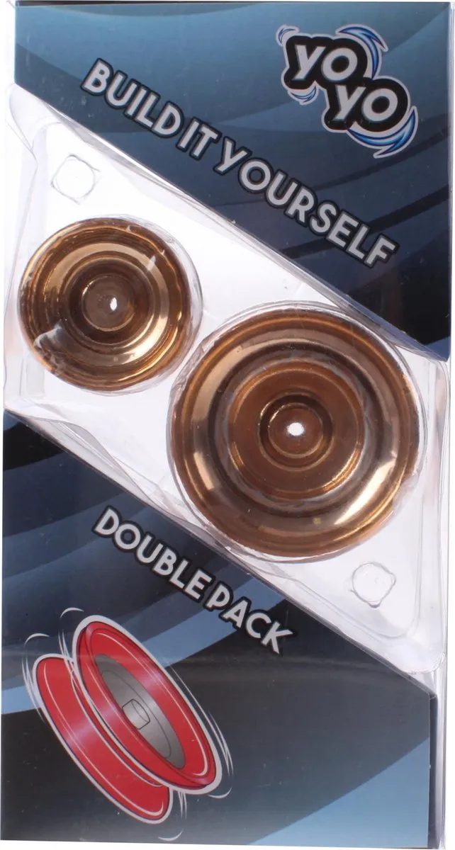 Johntoy YoYo Deluxe Bouwpakket - Goud - 2 Stuks