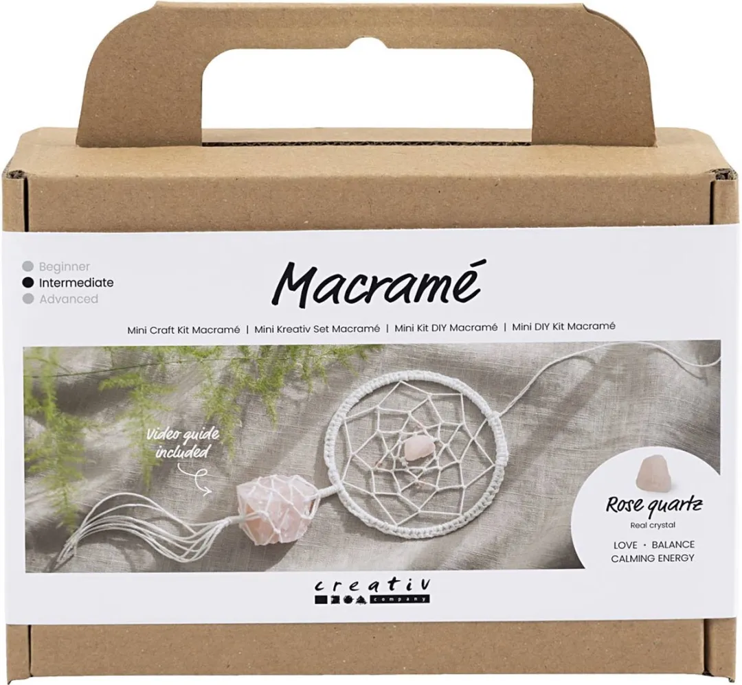 Creativ Company Mini Hobbyset Macramé Dromenvanger Multikleurig