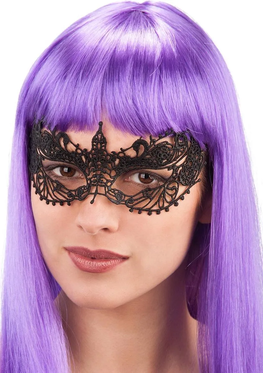 Carnival Toys Verkleedmasker Dames - Zwart
