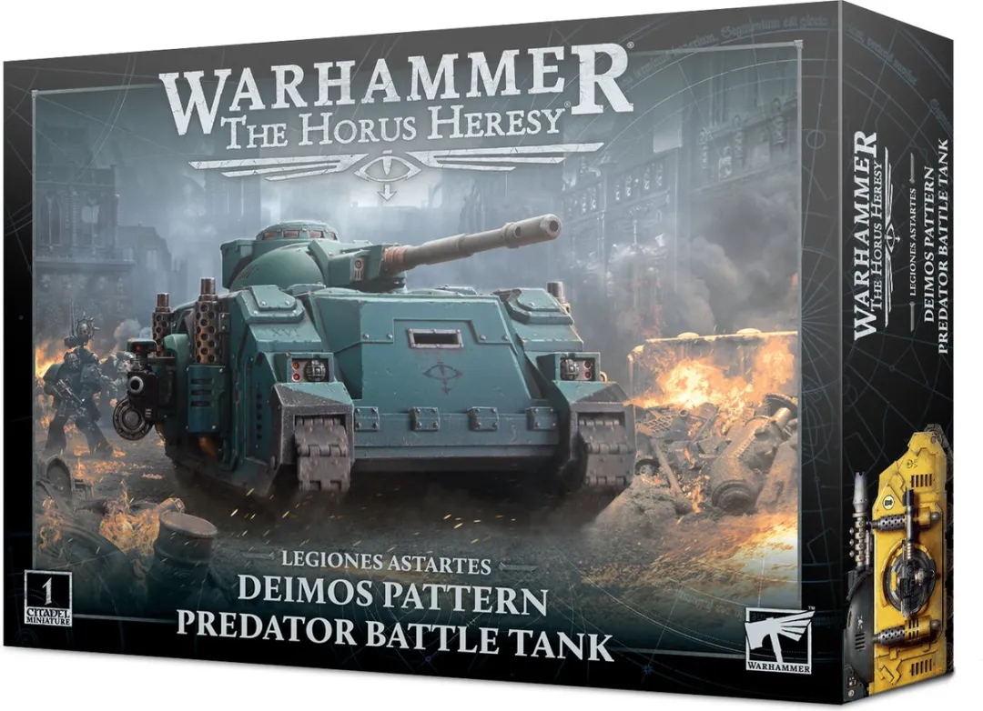 Games Workshop Horus Heresy Deimos Pattern Predator Battle Tank