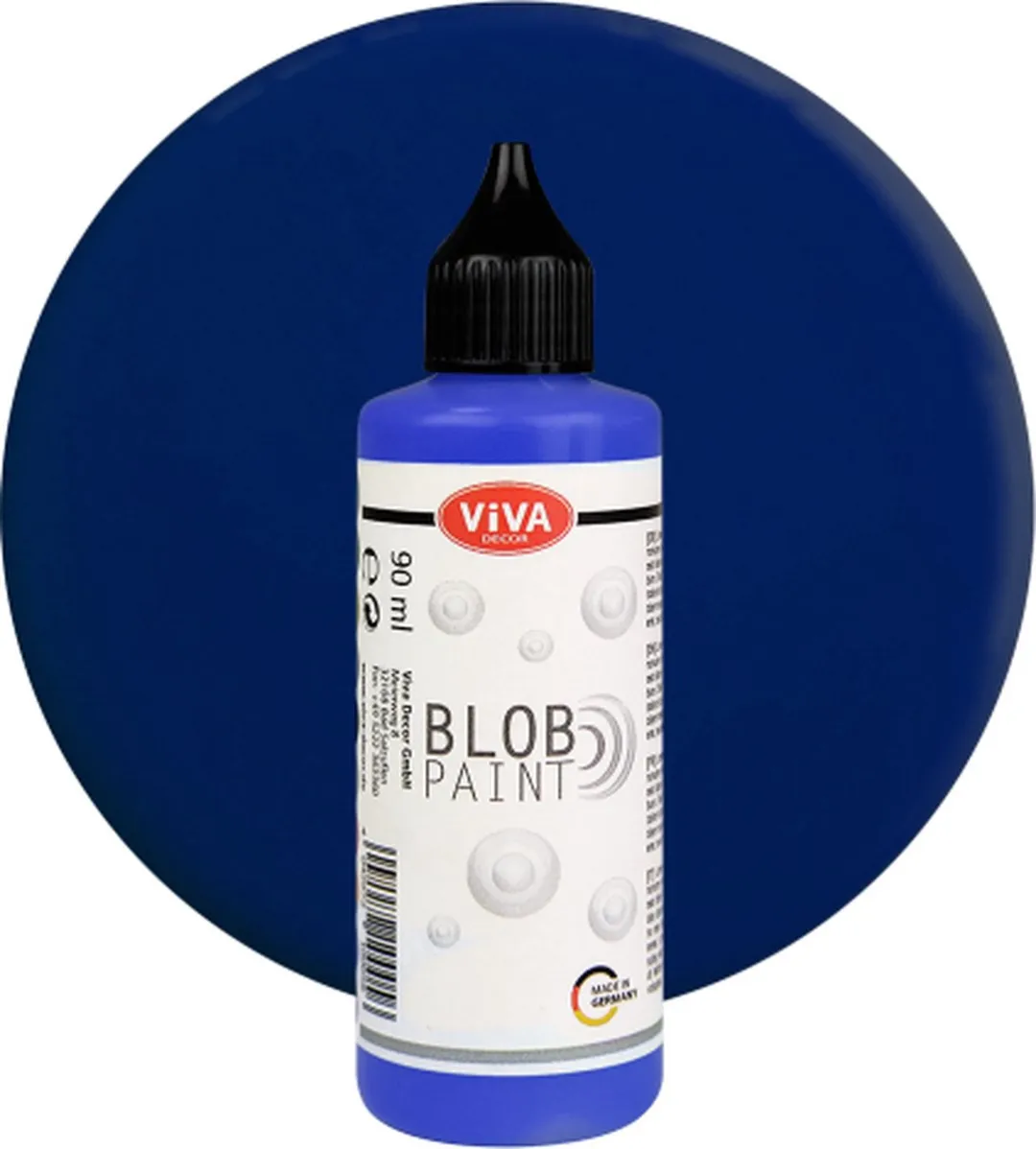 Viva Decor Blob Paint Blauw 90ml