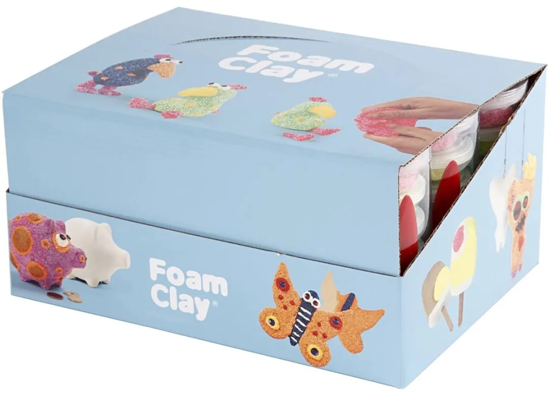 Foam Clay 12 Stuks - Multi Kleur
