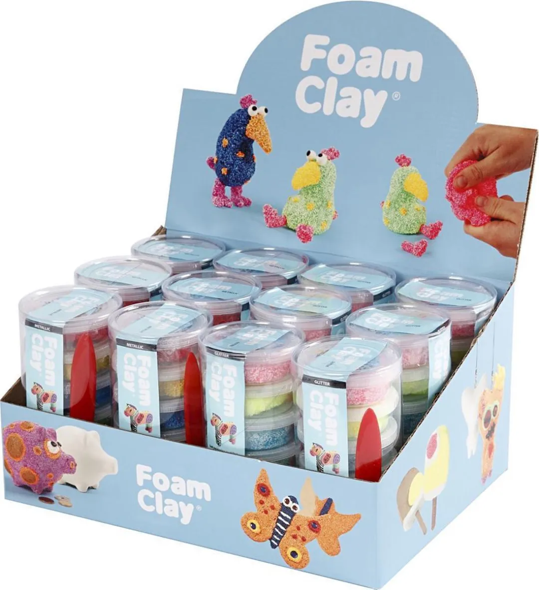 Foam Clay 12 Stuks