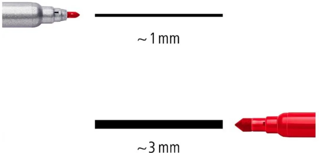STAEDTLER Noris 320 Viltstift - 1-3mm - 50 Stuks