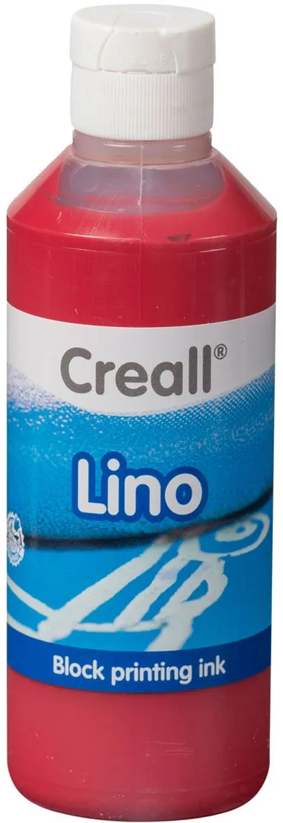 Creall Blockprintverf Donker Rood 250ml