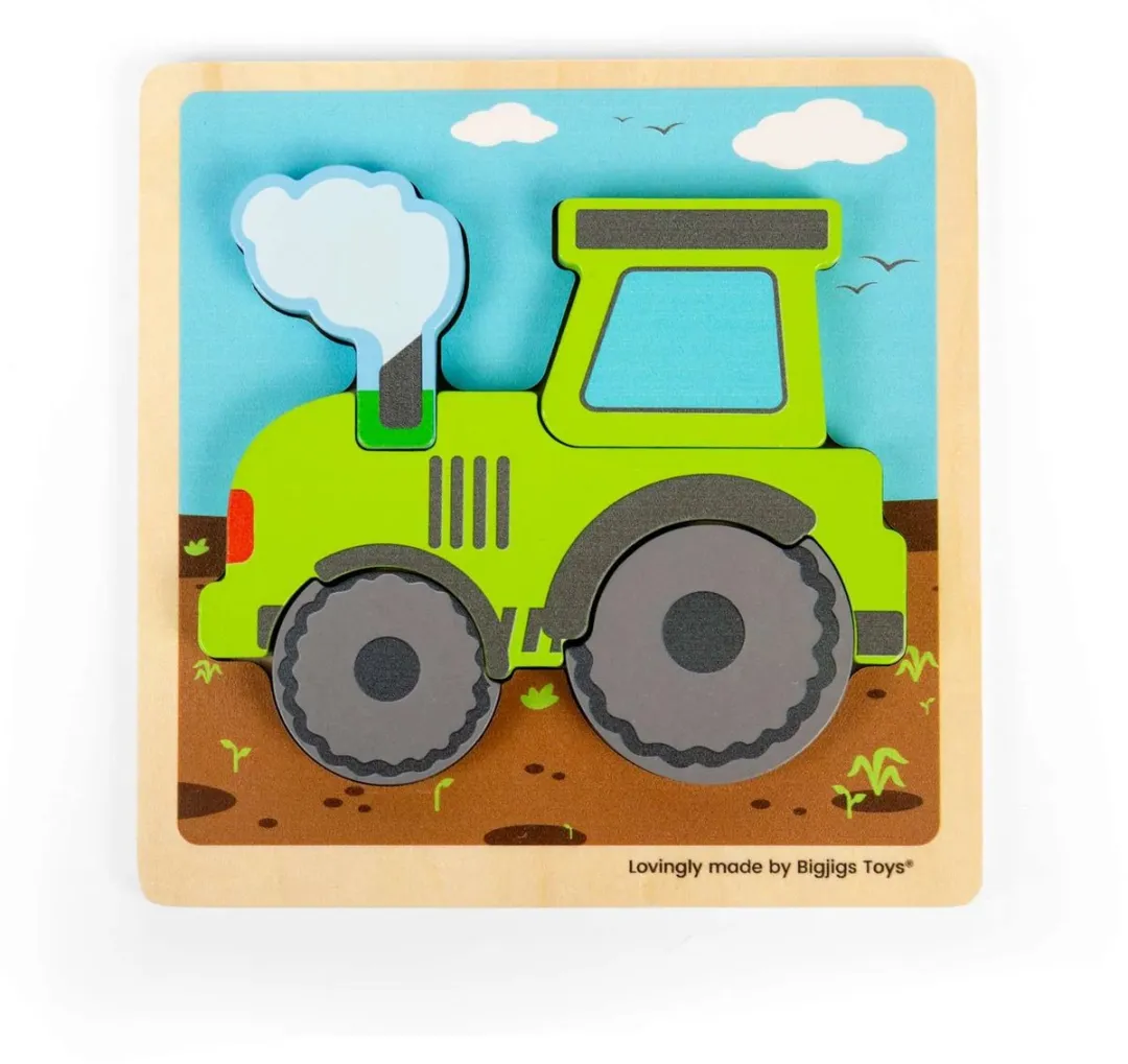 BIGJIGS Tractor Puzzel
