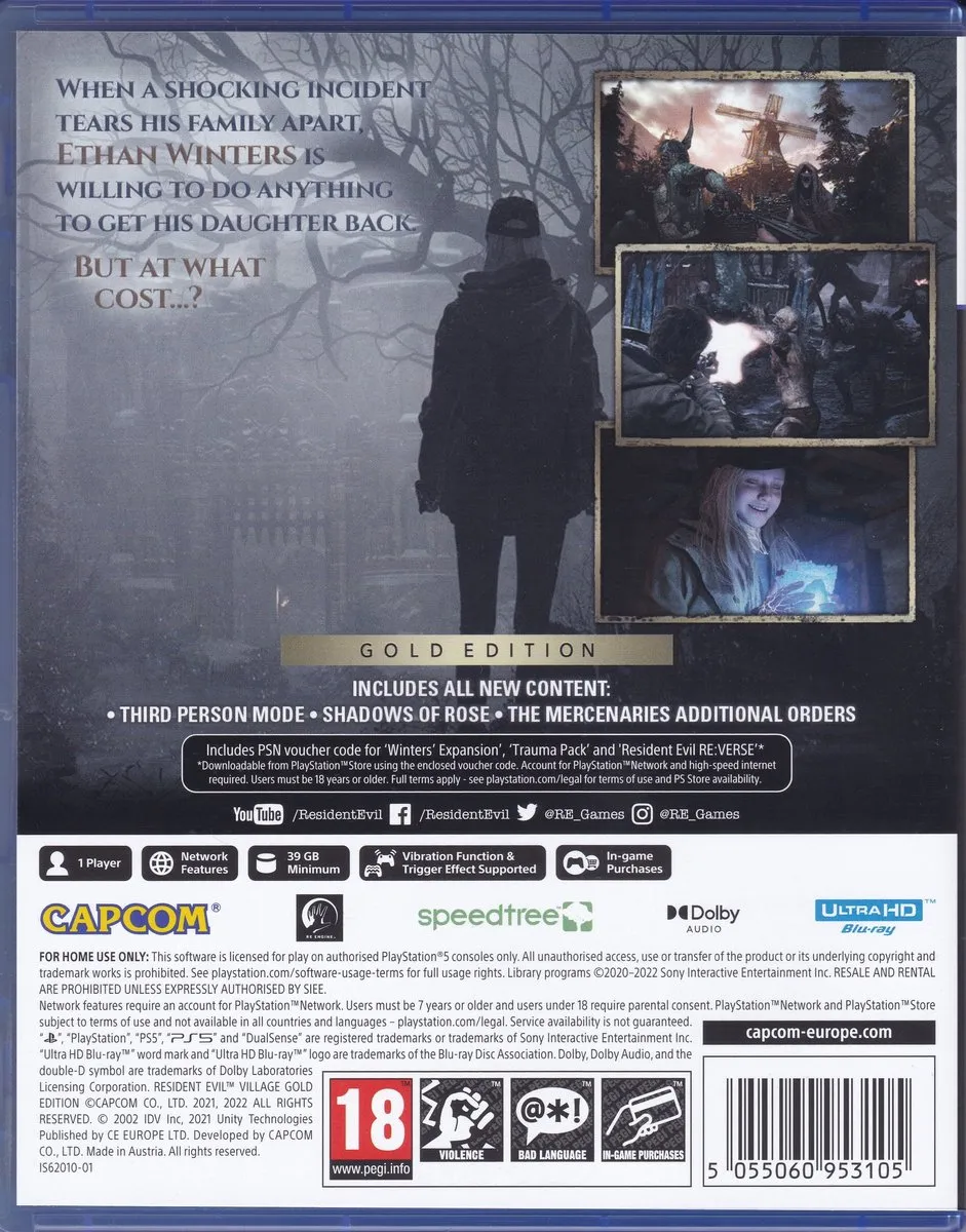 Capcom Resident Evil Village Gold Edition - PS5