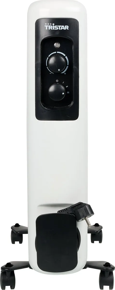 Tristar Elektrische Kachel KA-5181 - Oliegevulde radiatorkachel - 3 warmtestanden - Instelbare thermostaat - 11 ribben - Wit
