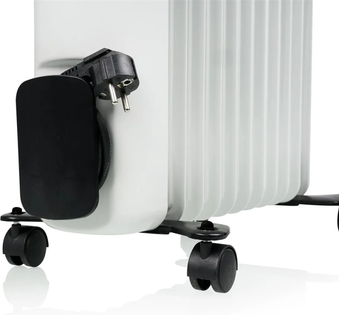Tristar Elektrische Kachel KA-5181 - Oliegevulde radiatorkachel - 3 warmtestanden - Instelbare thermostaat - 11 ribben - Wit