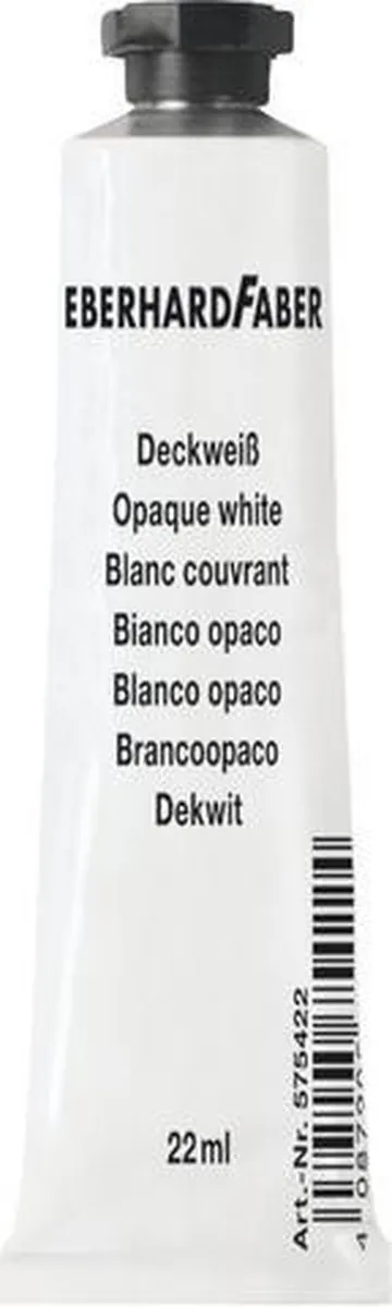Eberhard Faber Plakkaatverf Wit 22ml