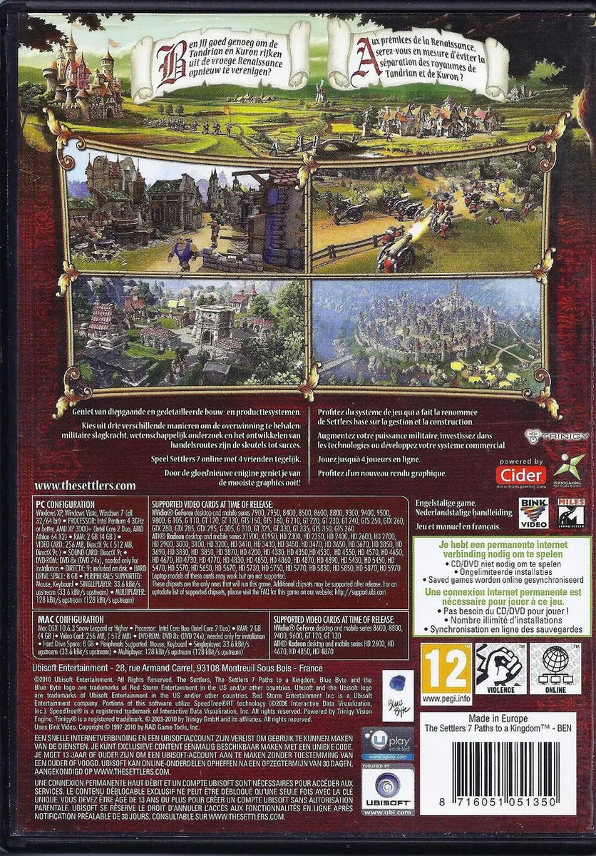 Ubisoft The Settlers 7: Paths To A Kingdom
