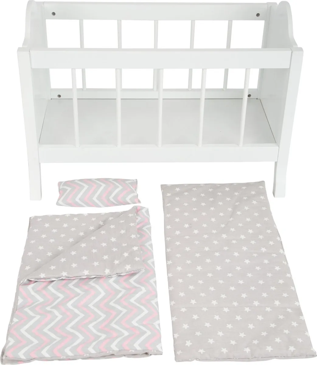 Small Foot Poppenbed Junior 50x30cm - Wit