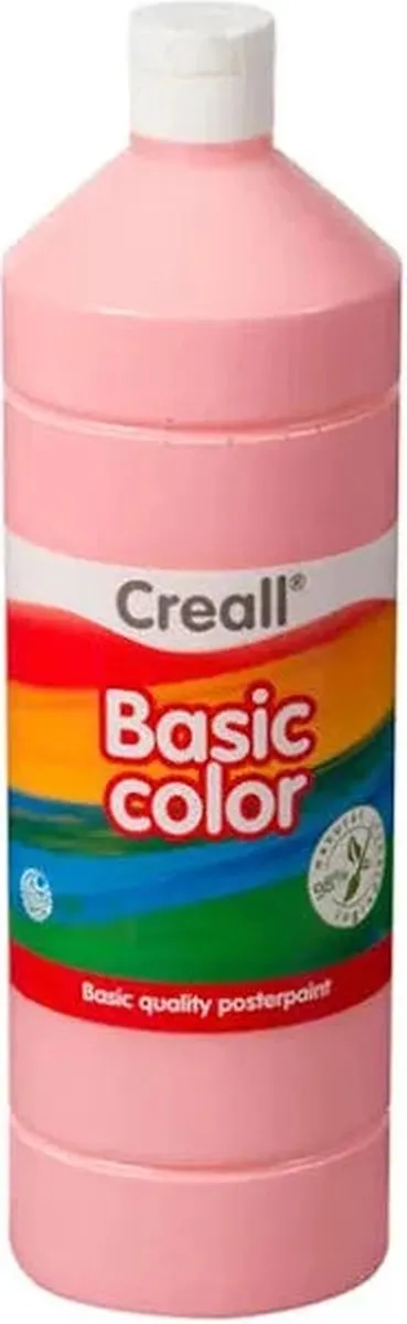 Creall Basic Plakkaatverf Roze 1000ml