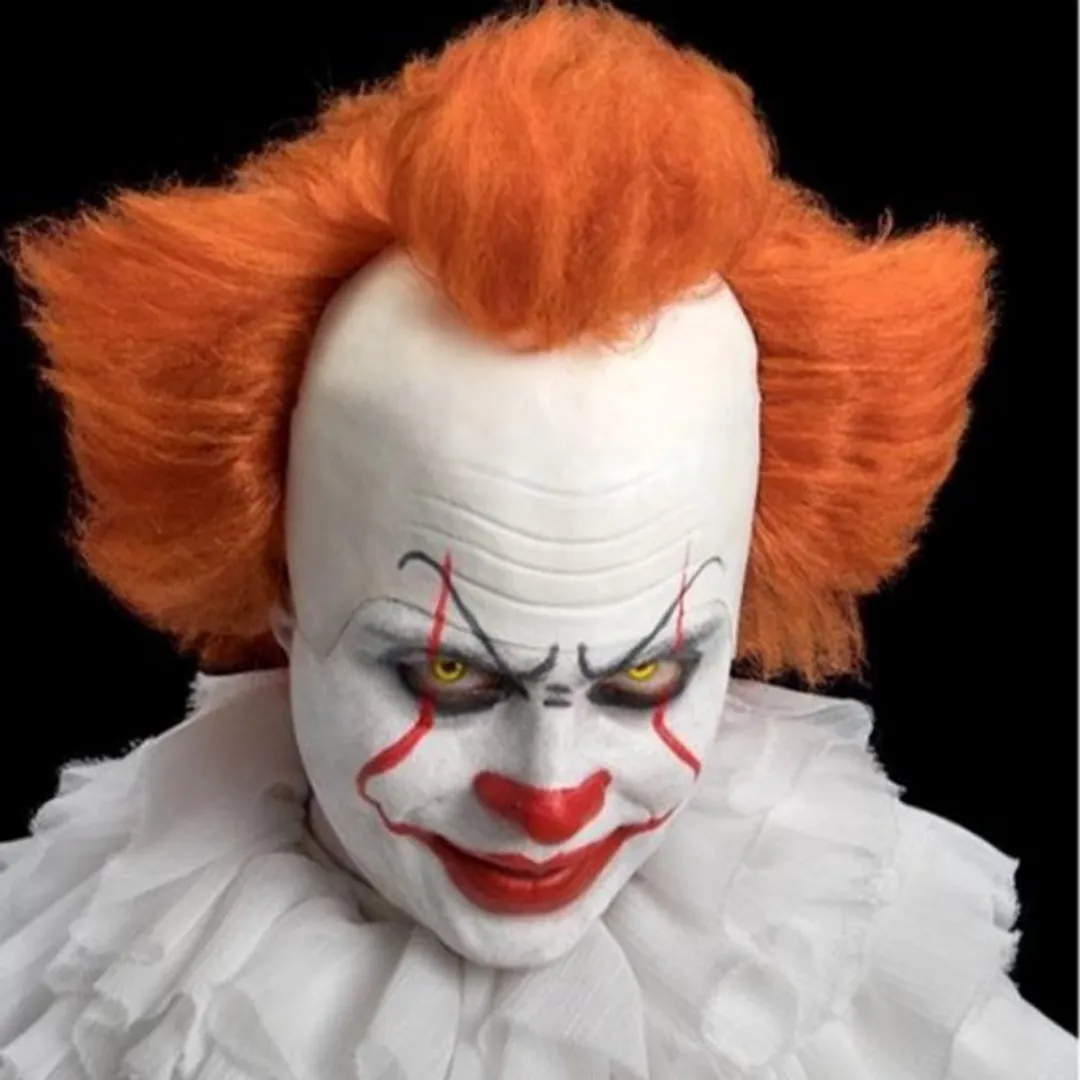 Carnival Toys Evil Clown Wig - Oranje Afro