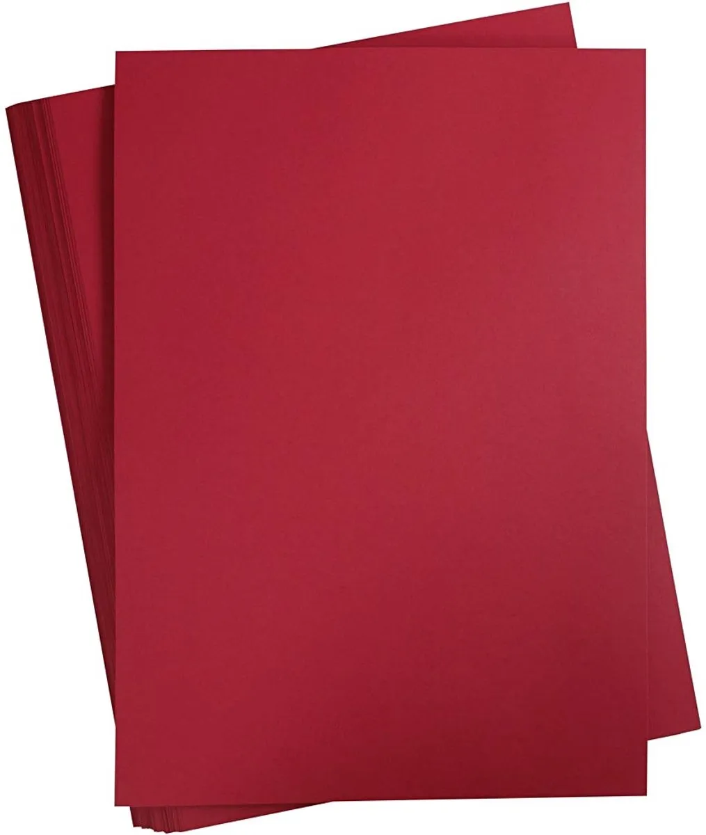 Creativ Company Rood Karton 180g A2