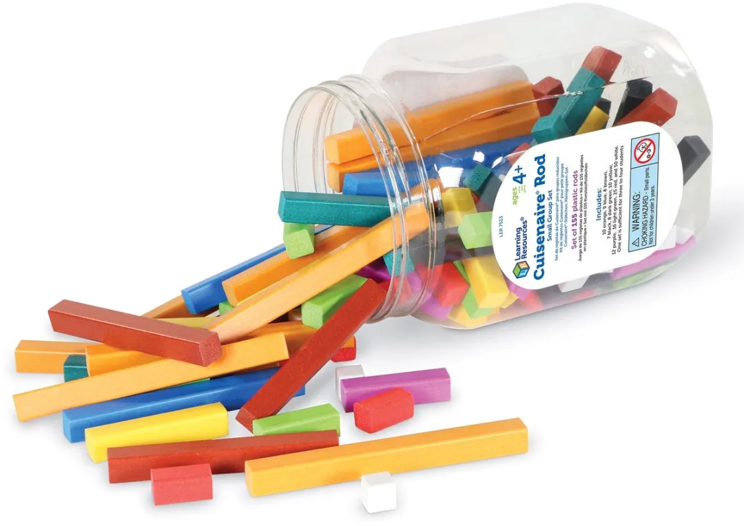Learning Resources Rekenstaafjes Set 155 Stuks - Multicolor