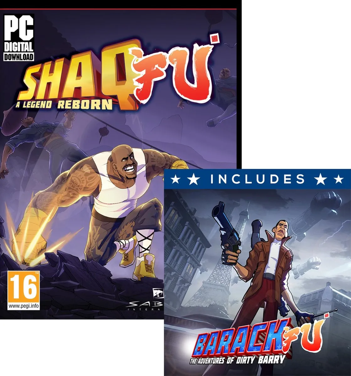 Mindscape Shaq Fu A Legend Reborn + Barack Fu