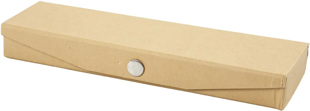 Creativ Company Etui 21x6x2,5cm - 12 Stuks - Bruin