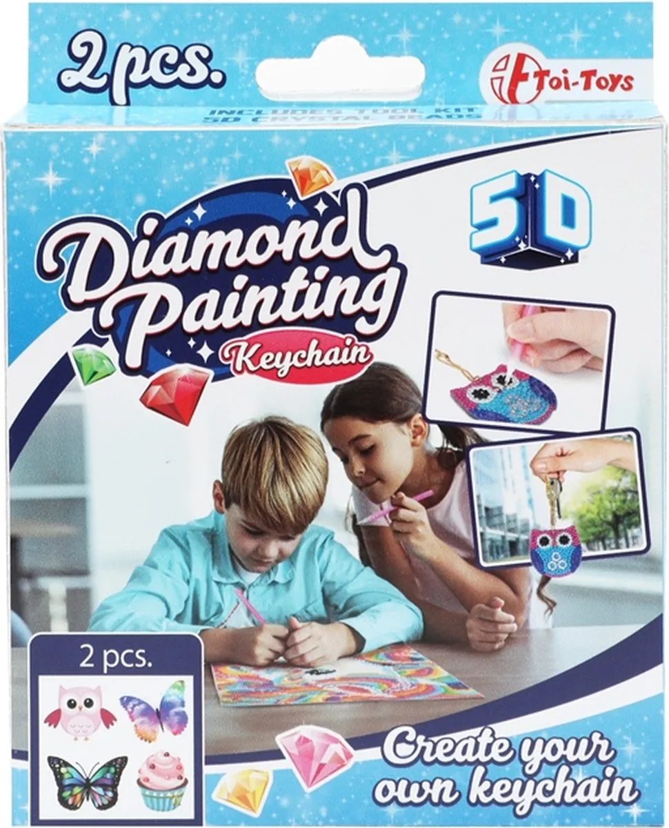Toi-Toys Diamond Painting Sleutelhangers