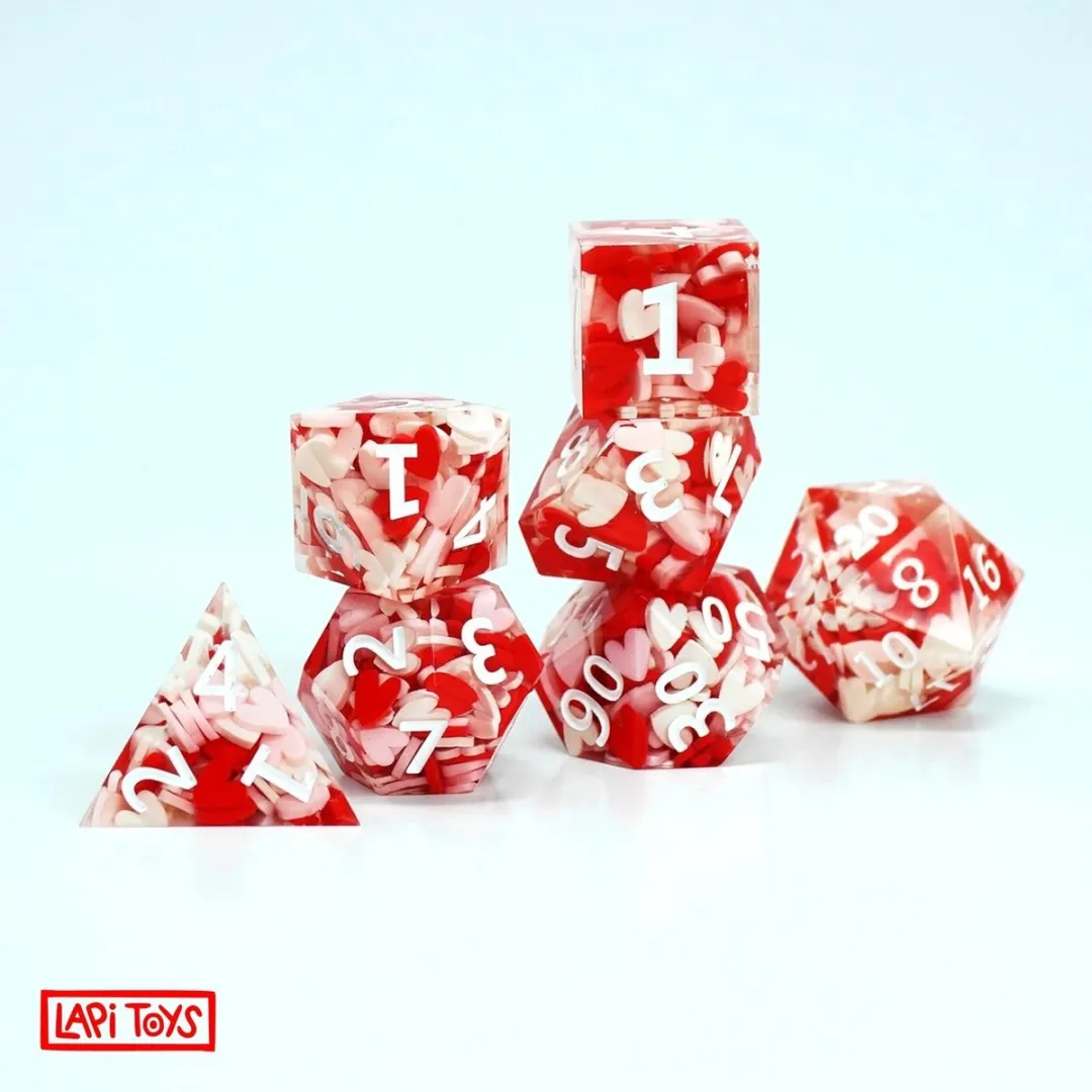 Lapi Toys Polydice Hart - Roze