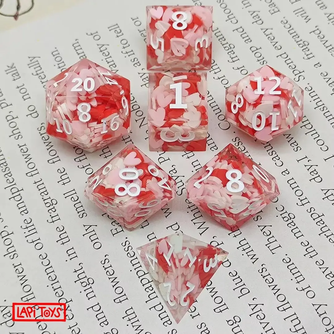 Lapi Toys Polydice Hart - Roze