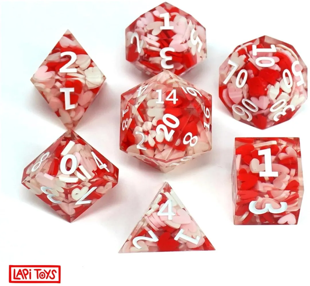 Lapi Toys Polydice Hart - Roze