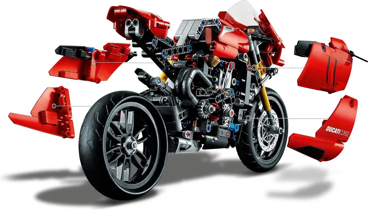 LEGO Technic Ducati Panigale V4 R 42107 - Meerkleurig