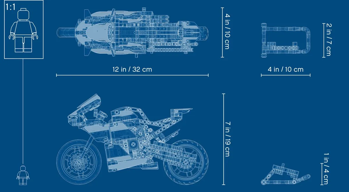 LEGO Technic Ducati Panigale V4 R 42107 - Meerkleurig