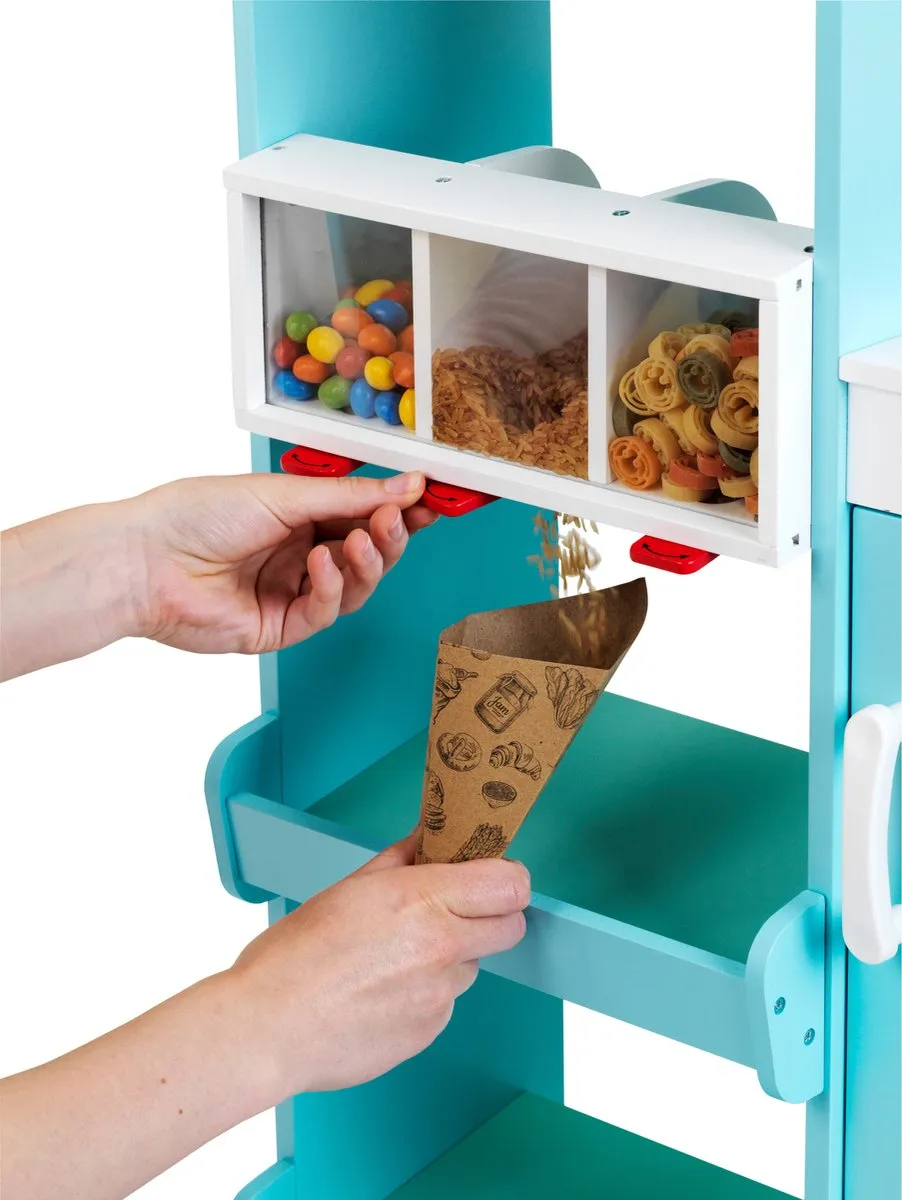 Klein Toys Supermarkt Speelgoedset - Blauw - 70x55x100cm