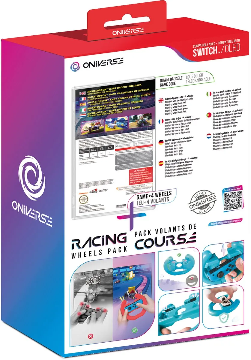Mindscape ONIVERSE Racesturenpakket Nickelodeon Kart Racers 2 - 4 Spelers - afbeelding 6 van 6