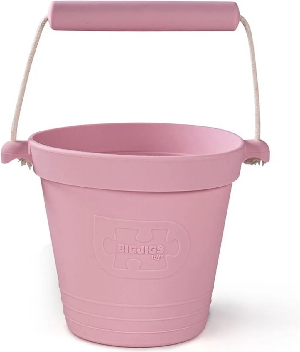 BIGJIGS Siliconen Emmer Blush Pink