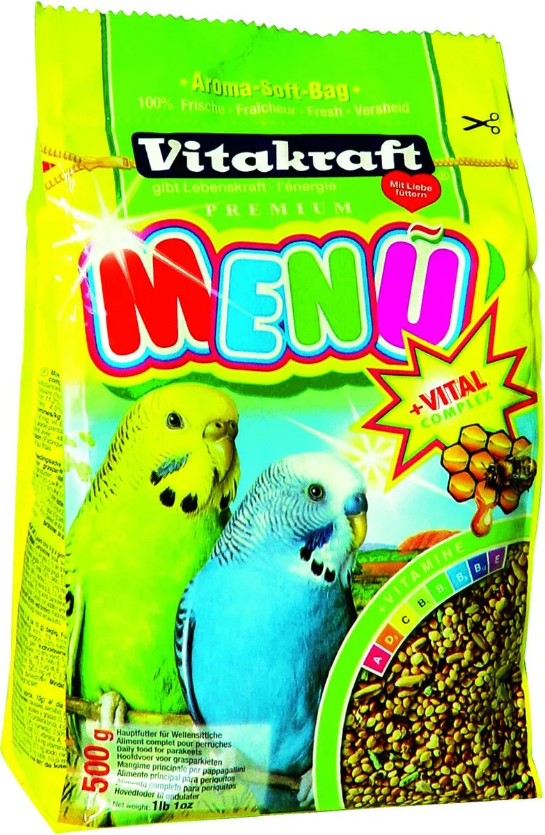 Vitakraft Parkieten Premium Menu Vogelvoer 3kg