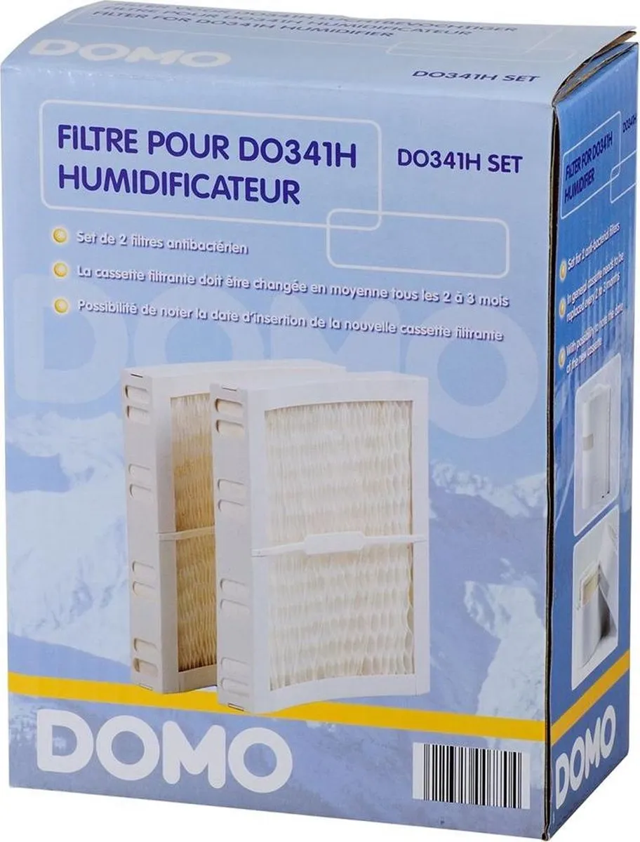 Domo DO341H-SET Filter Cassette - Crème/Wit