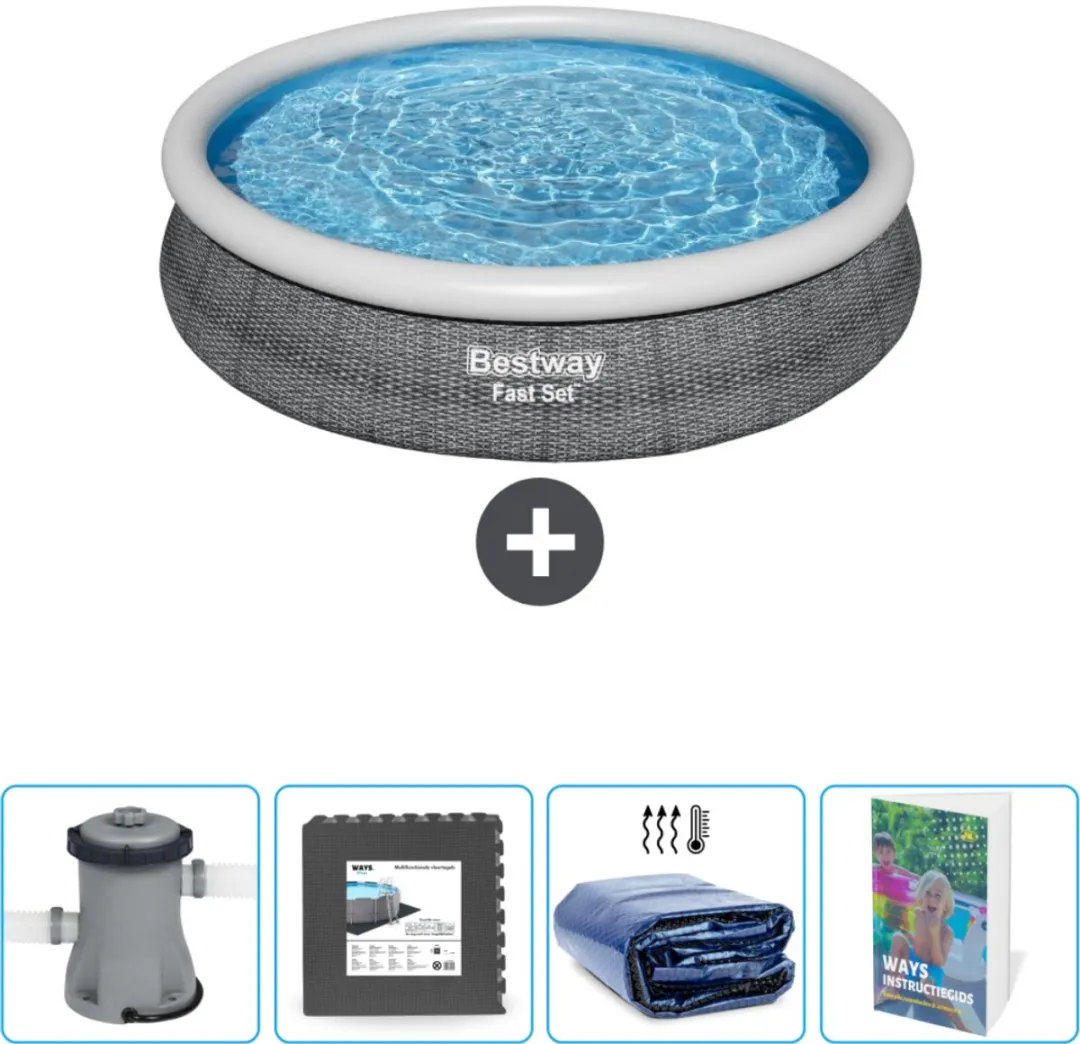 Bestway Fast Set Rond Zwembad 366x76cm
