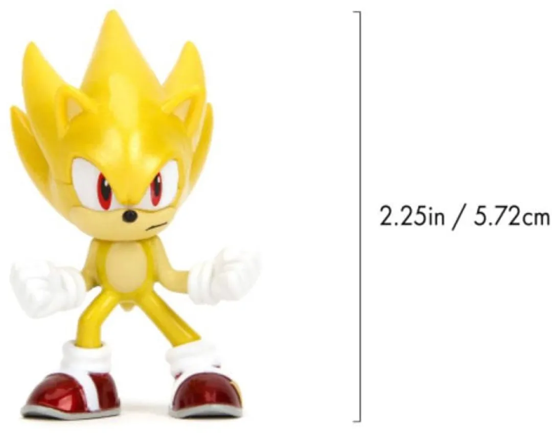 Jada Toys Sonic the Hedgehog Nano Metalfigs 3-Pack - 5cm - Multi