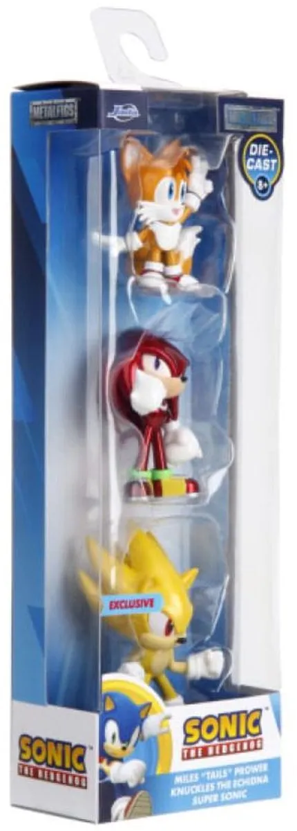 Jada Toys Sonic the Hedgehog Nano Metalfigs 3-Pack