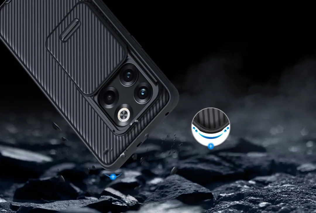 Nillkin CamShield Pro Hoesje OnePlus 10T - Zwart