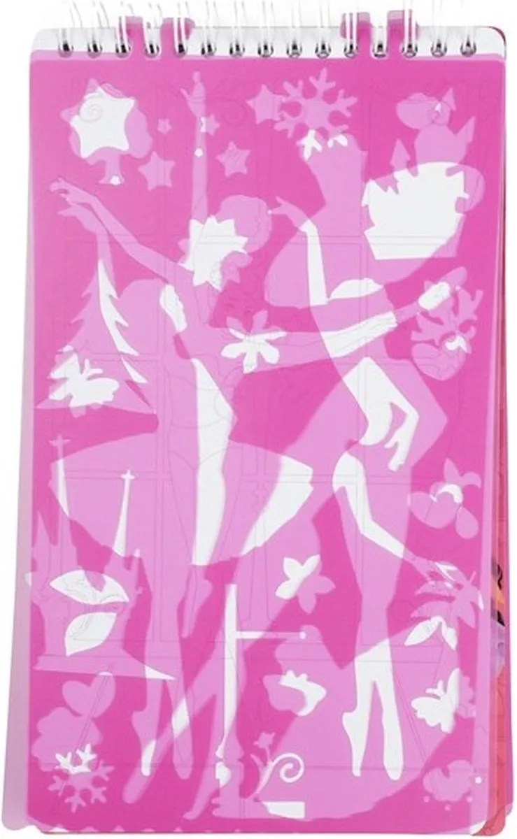 Toi-Toys Top Designer Schetsboek - Modeontwerper 20 Pagina's - 14x25cm - Multicolor