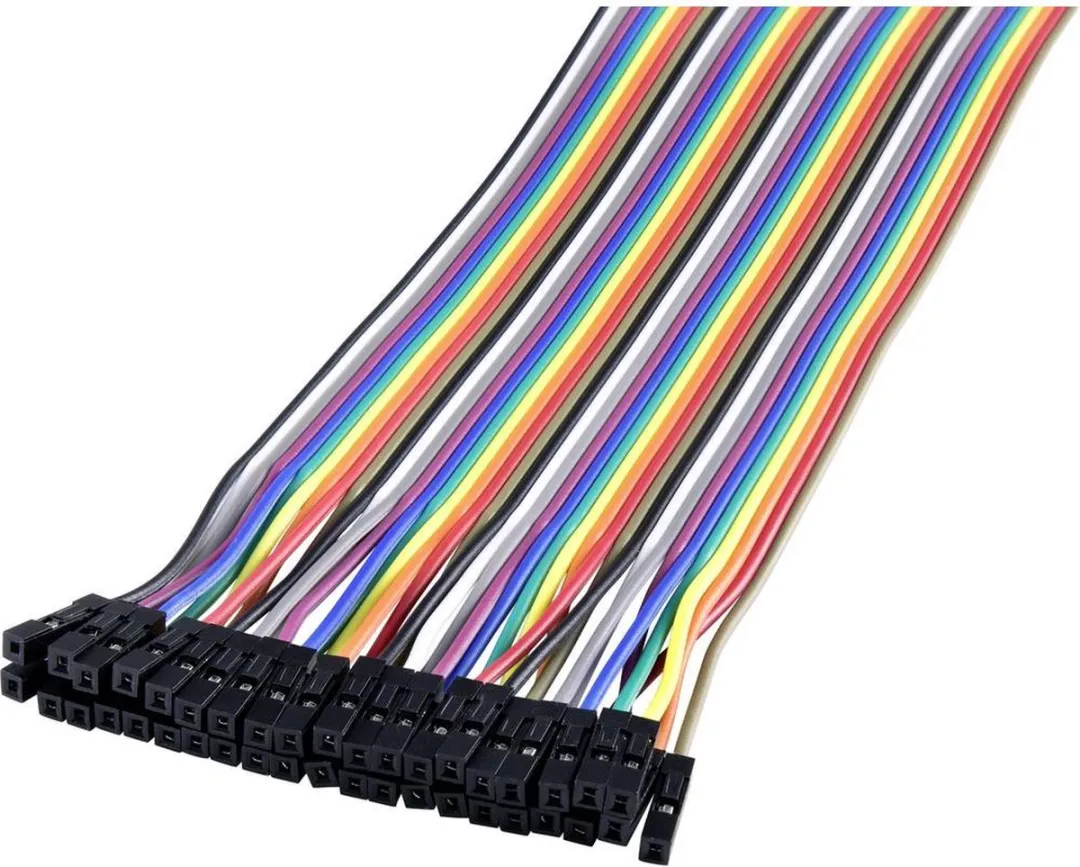 Renkforce JKFF403 Jumperkabel - 40x Draadbrug-bus 30cm - Bont