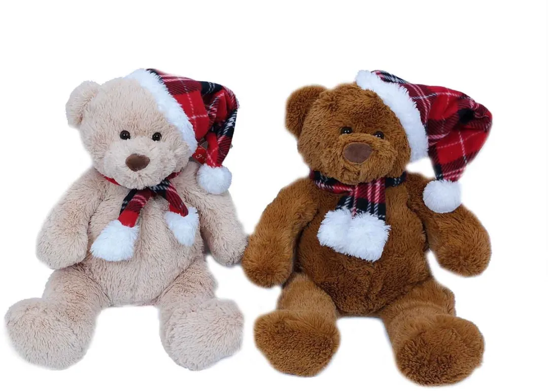 PIA Soft Toys Pluche Kerstberen Set
