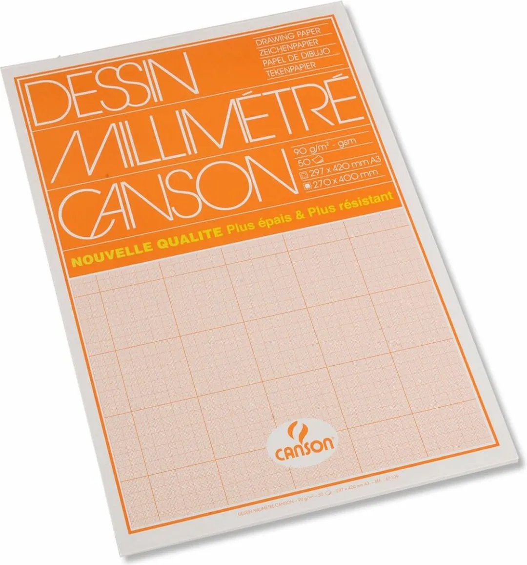 Canson Millimeterblok A3 Lichtbruin - 50 Vel