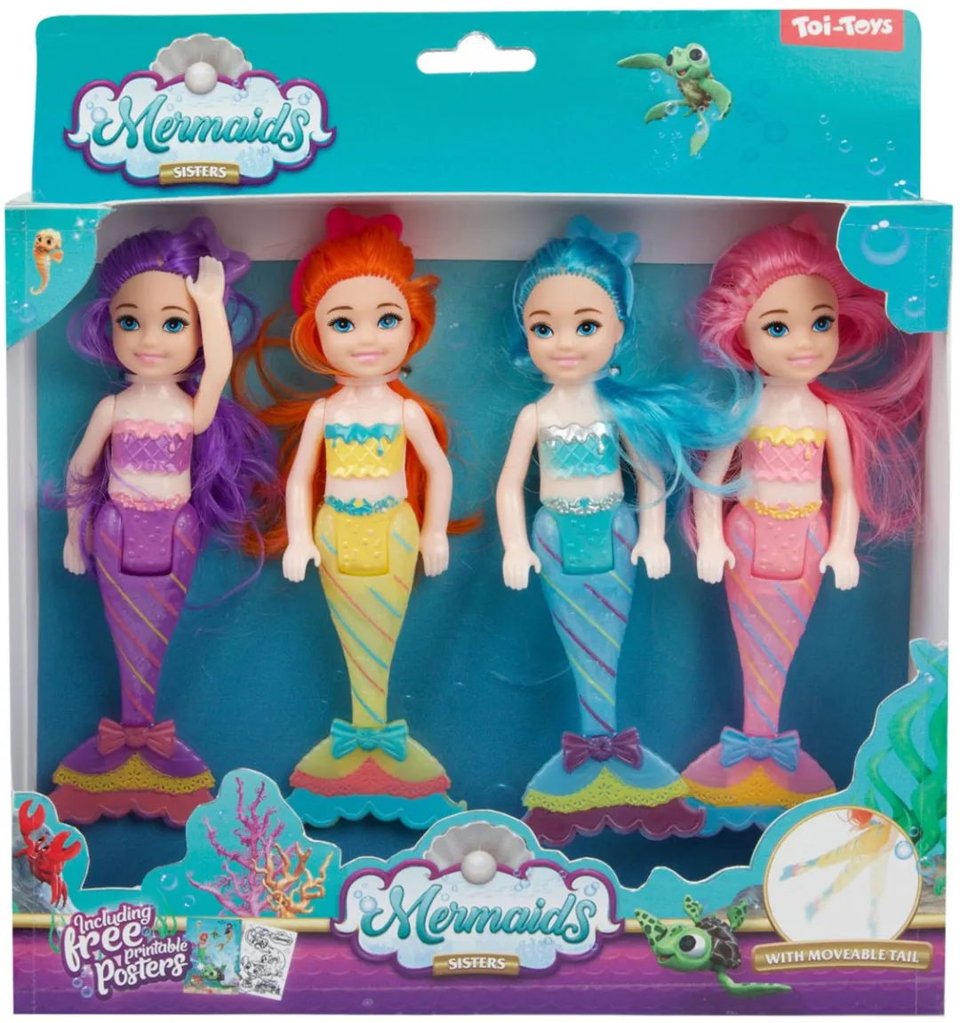 Toi-Toys Mermaids Zeemeermin Pop Zusjes